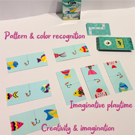 Fish Connector Game - Go fish (for ages 3-5 years)