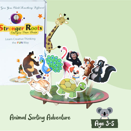 Animal Sorting Adventure Game (for ages 5-7 years)