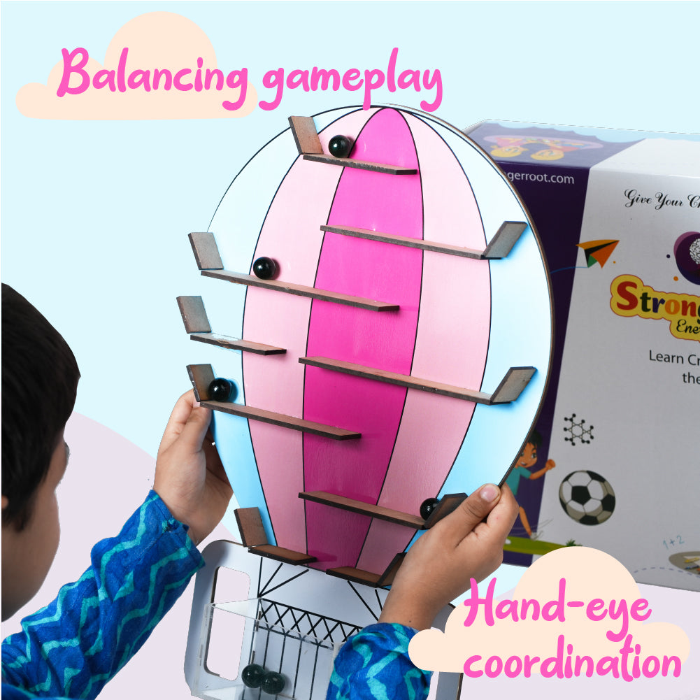 Hot Air Balloon-Balancing Game (for ages 3+ years)