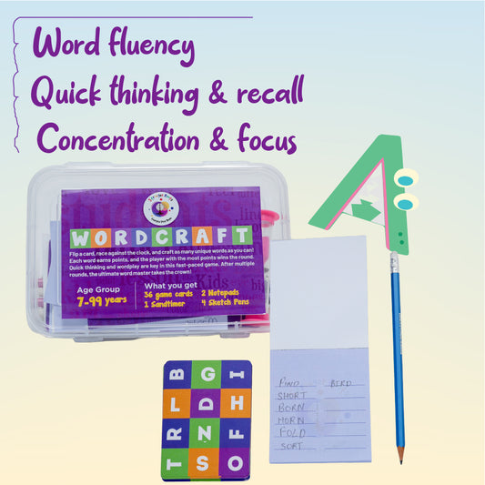 Word Craft Vocabulary and Spelling Game (for ages 7+ years)