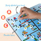 ABCD Maze Alphabet Puzzle Game (for ages 2+ years)