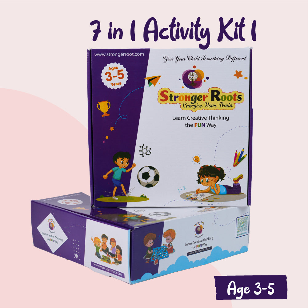 Activity Box 7 in 1 Early Learning Toy Set 1 (for ages 3-5 years)