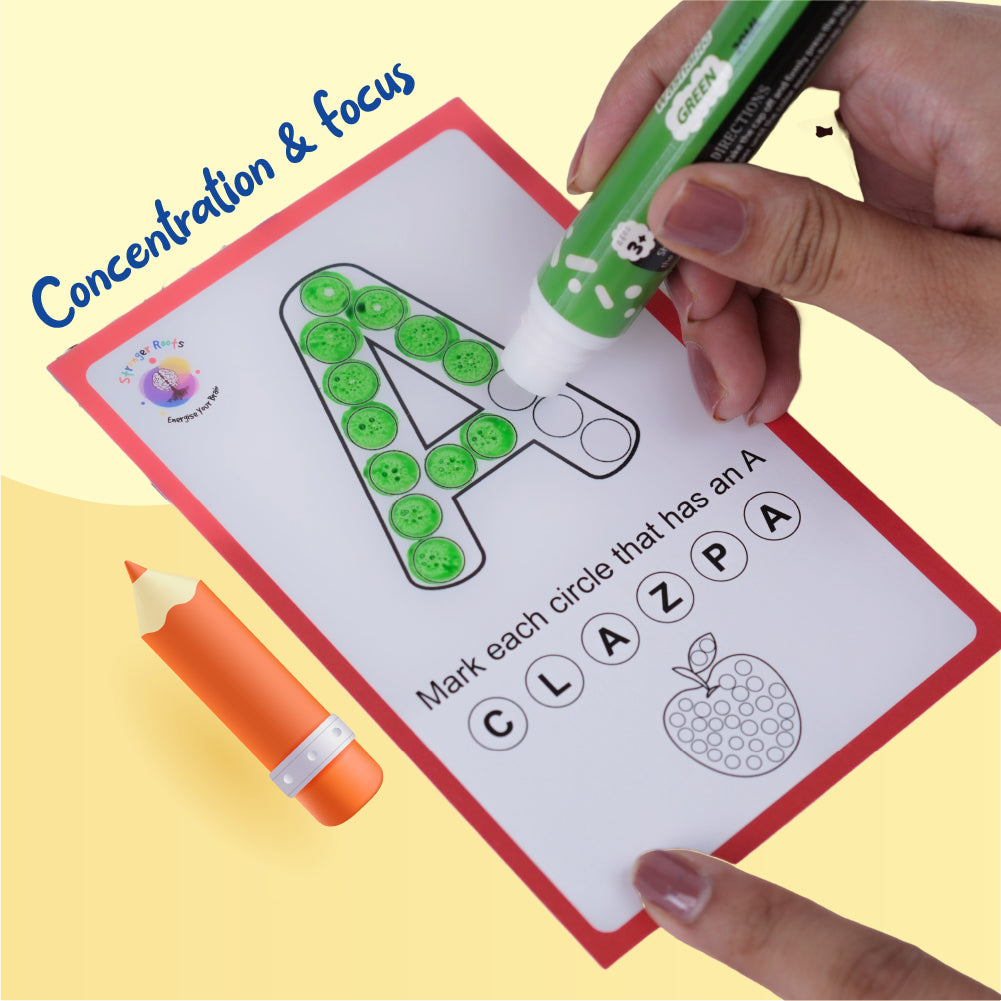 Do-A-Dot Alphabet Activity Game (for ages 2+ years)