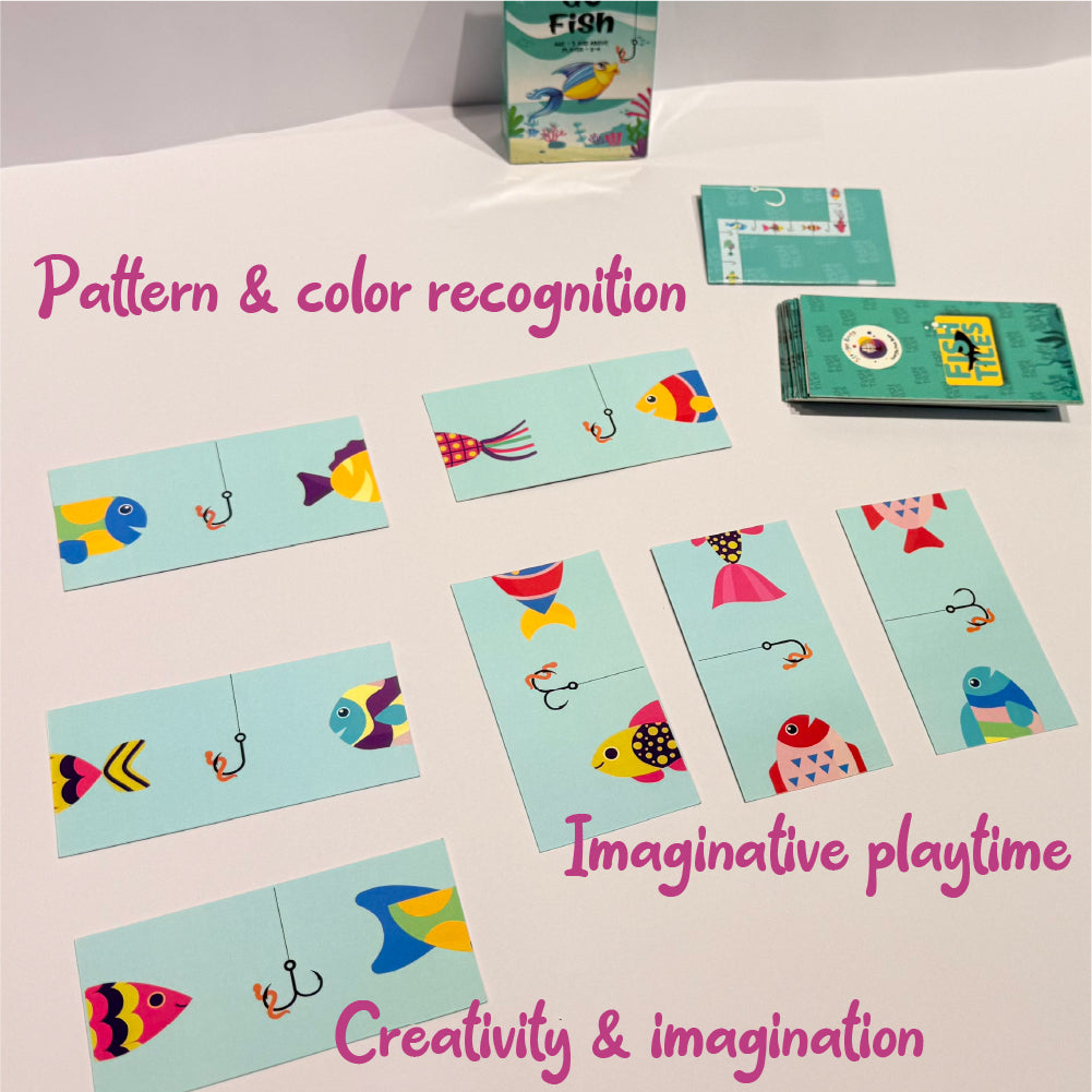 Fish Connector Game - Go fish (for ages 3-5 years)