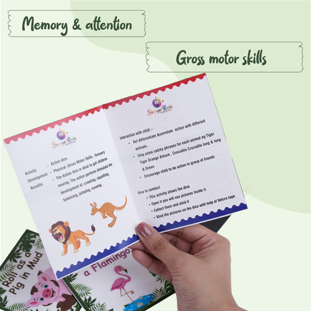 Action Dice - Physical Activity and Motor Skills Game  (for ages 2+ years)