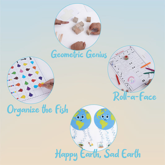 Activity Box 7 in 1 Early Learning Toy Set 2 (for ages 3-5 years)