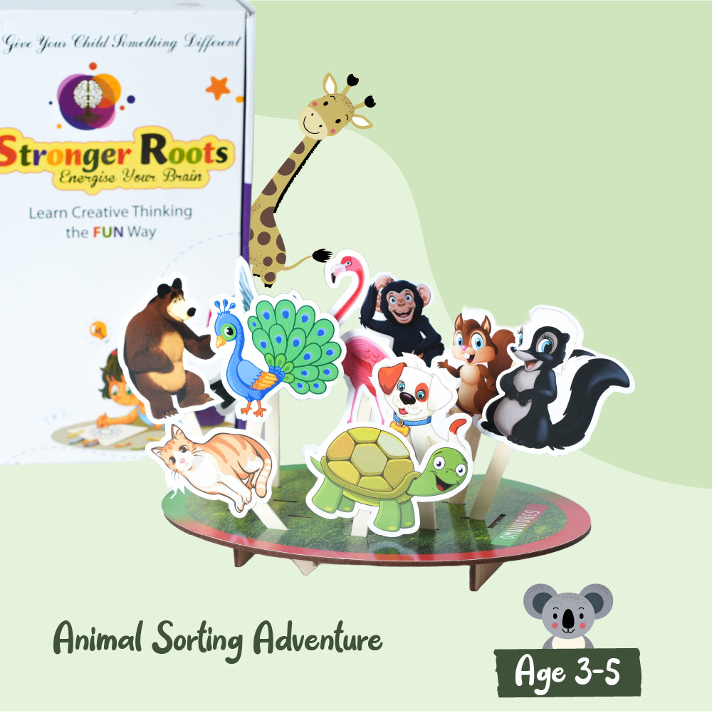 Animal Sorting Adventure Game (for ages 5-7 years)