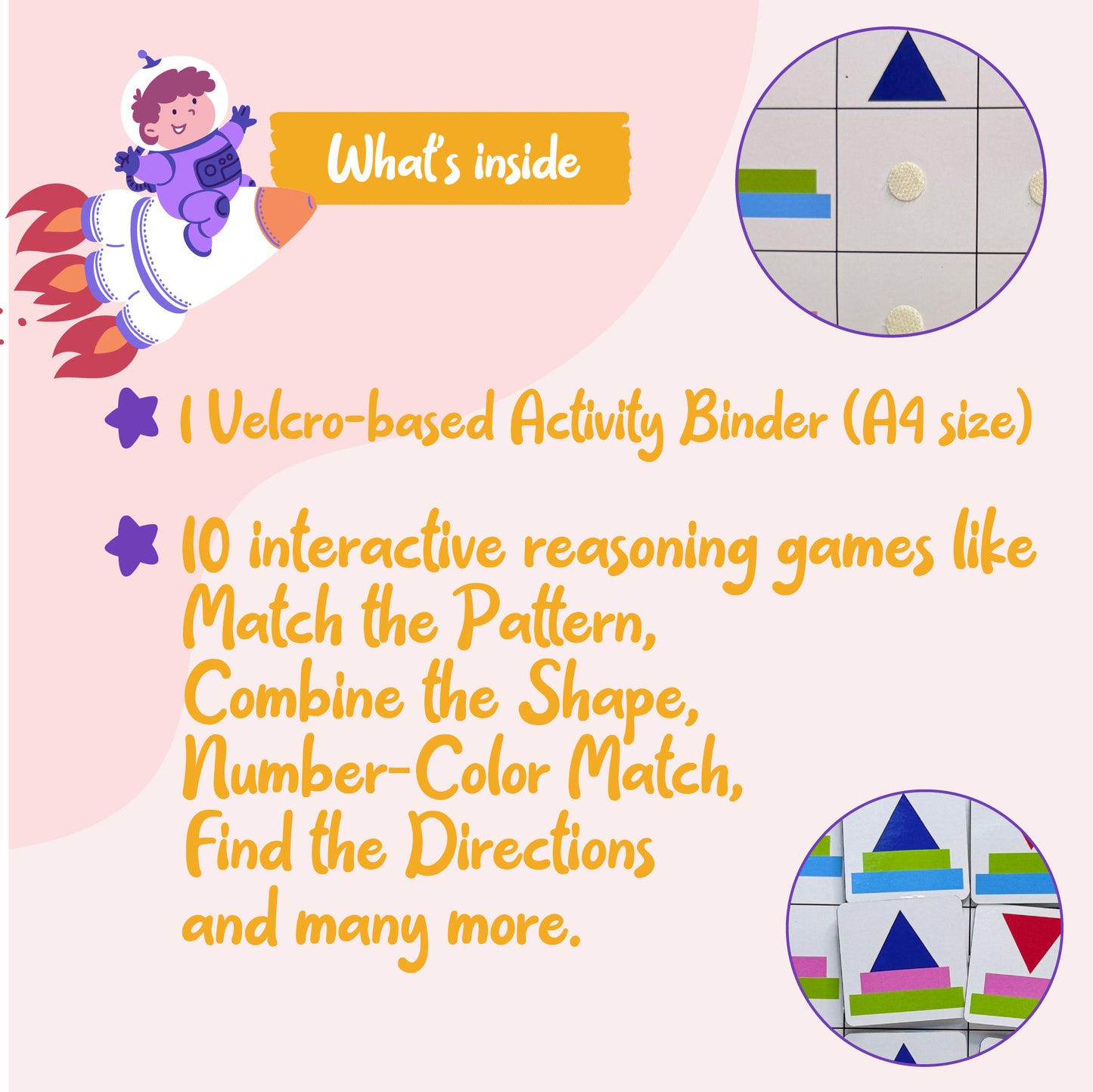 Brainy Booster Logical Reasoning Binder  ( For age 3+)