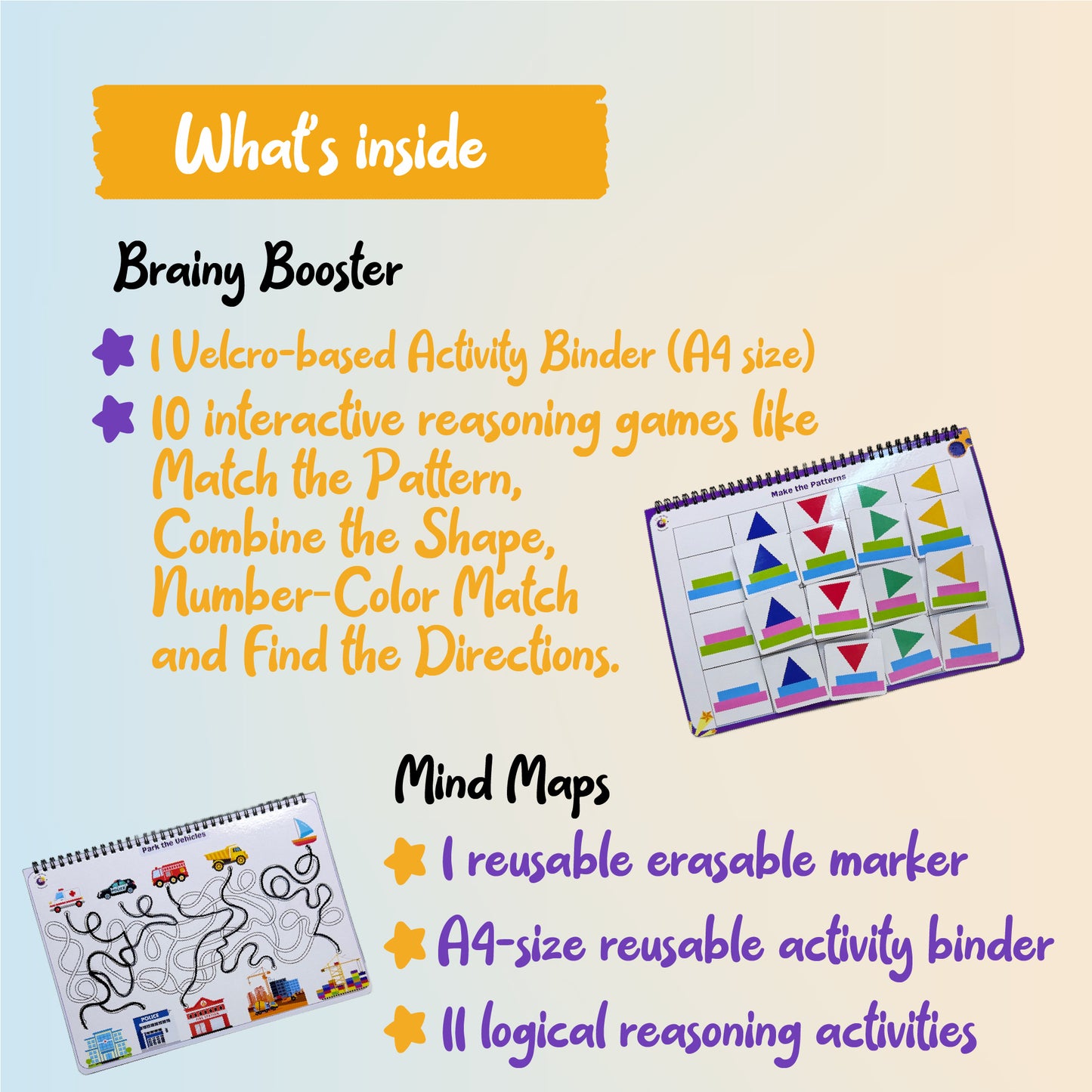 Brainy  Booster + Mind Maps (Combo Pack)