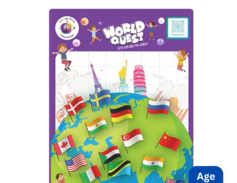 Kids World Quest Geography and Culture Board Game (Ages 8 and Above)
