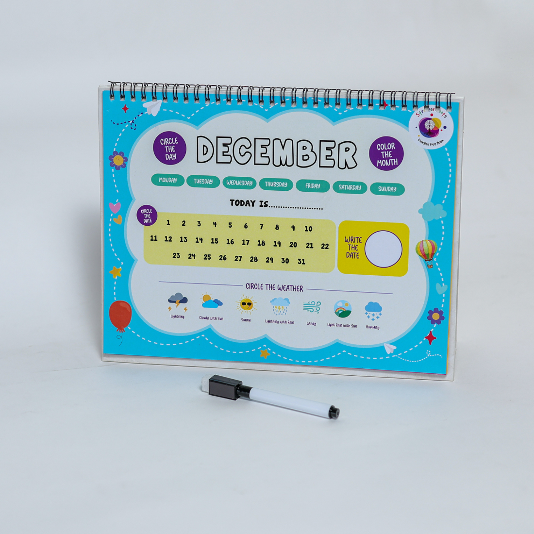 Activity calendar educationaltoy imagenumber 1