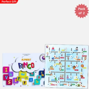 Pack of 2 Alphabet BINGO + ABC Maze