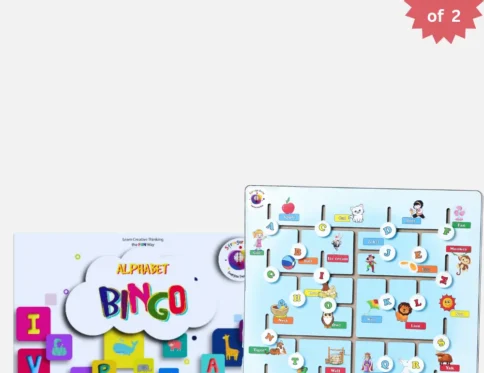 Pack of 2 Alphabet BINGO + ABC Maze