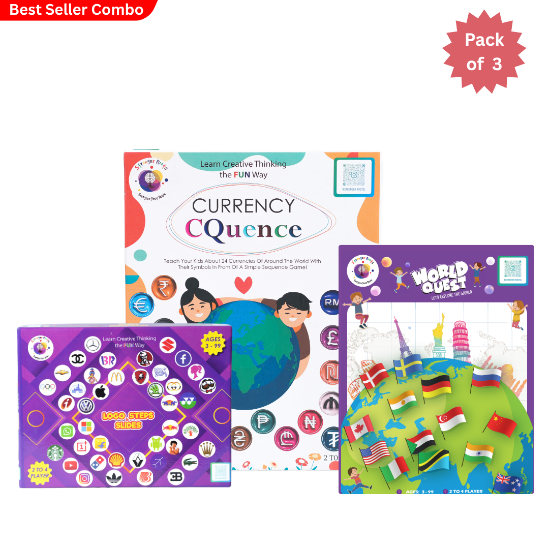 Pack of 3 (Logo Steps & Slides + Currency Sequence + World Quest)