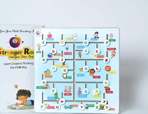 Kids ABCD Maze Alphabet Puzzle Game for Learning and Skills (Ages 4 and Above)