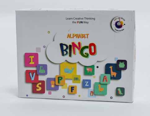 Kids Alphabet Bingo Animal Letter Learning Game (Ages 3 and Above)